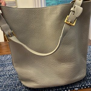 Gigi New York pebble grey tote